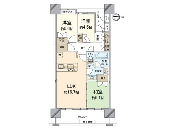 間取図(平面図)