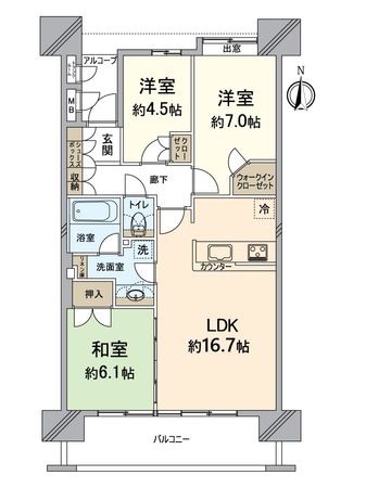 ヴィーナススクエア 間取図(平面図) ヴィーナススクエア 間取図(平面図)