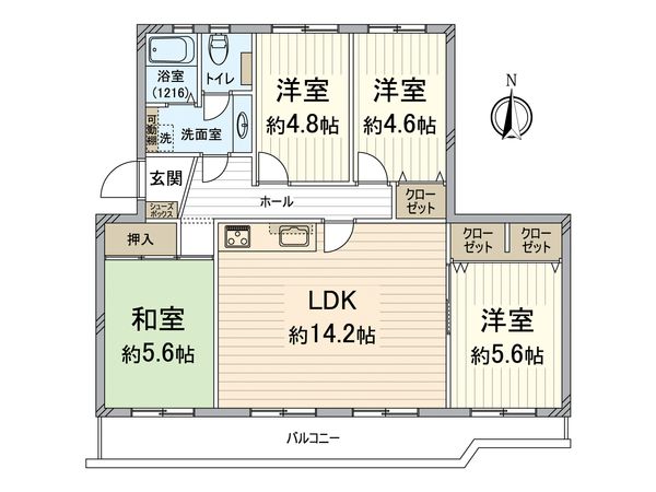 膳所ハイツ6号棟 間取図(平面図) 膳所ハイツ6号棟 間取図(平面図)