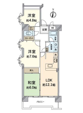 ロータリーマンション西大津 間取図(平面図) ロータリーマンション西大津 間取図(平面図)