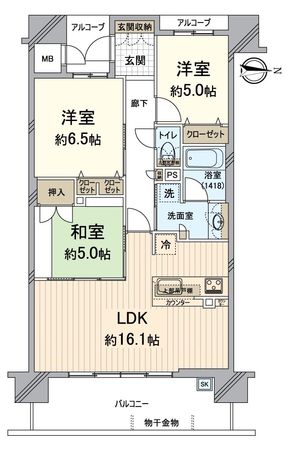 間取図(平面図)