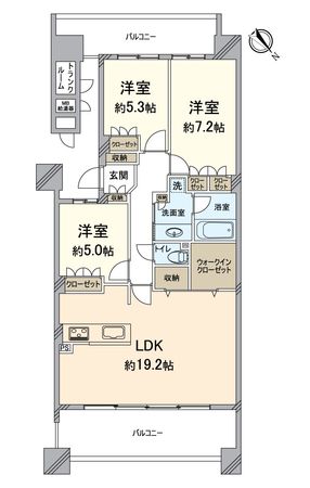 間取図(平面図)