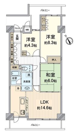 間取図(平面図)