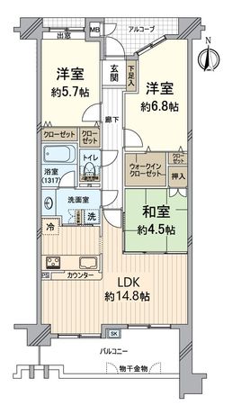 間取図(平面図)