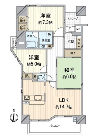 間取図(平面図)
