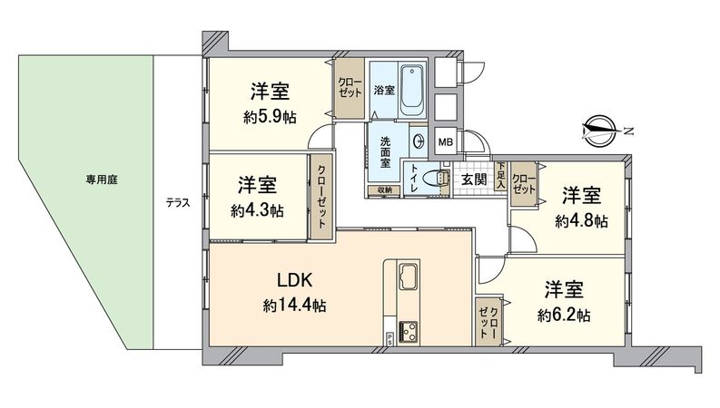間取図(平面図)