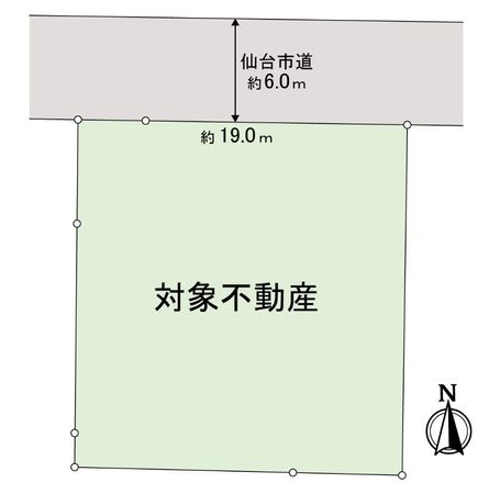 長町南4丁目 土地 区画図 長町南4丁目 土地 区画図