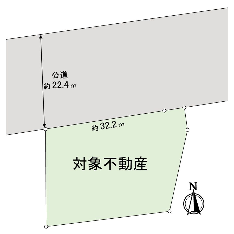 柳生4丁目土地 区画図 区画図
