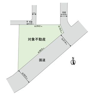 東松島市赤井 土地 区画図