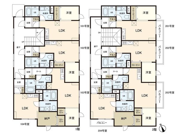 台原1丁目 アパート 間取図(平面図) 台原1丁目 アパート 間取図(平面図)