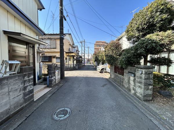 大和市中央林間西5丁目 古家付土地 前面道路含む外観 前面道路含む外観