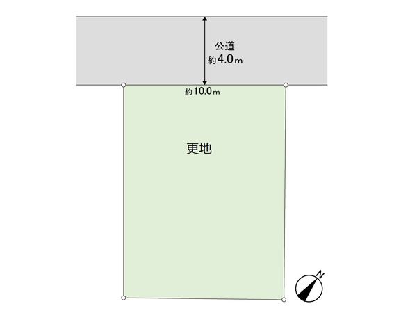 座間市ひばりが丘2丁目 土地 区画図