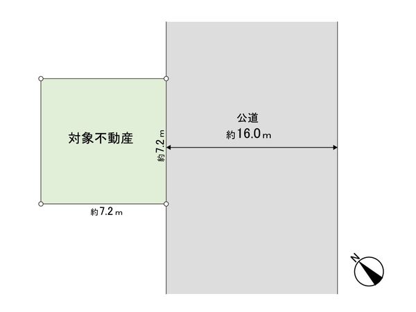 大和市南林間5丁目 土地 区画図 大和市南林間5丁目 土地 区画図
