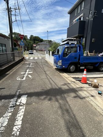 大和市福田5丁目 新築戸建 前面道路