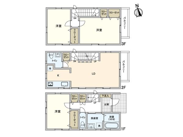 大和市中央林間1丁目 戸建 間取図(平面図)