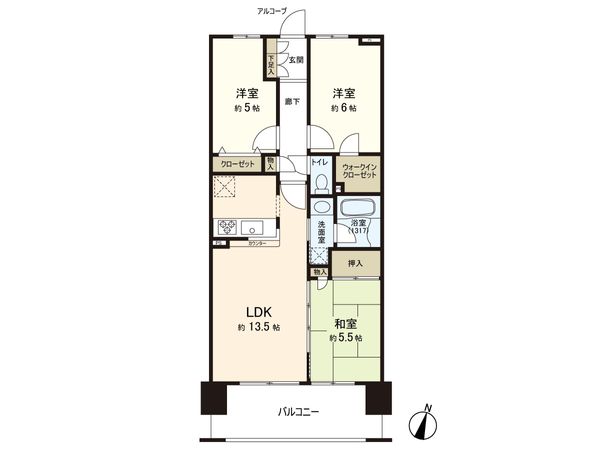 間取図(平面図)