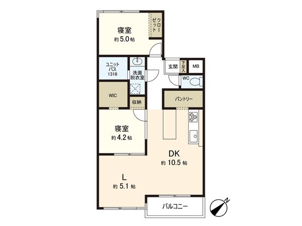 ライオンズマンション中央林間第5 間取図(平面図) 間取図(平面図)