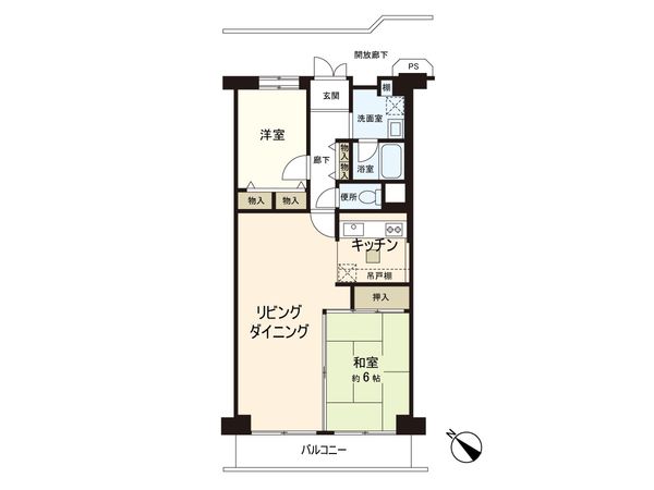 つきみ野スカイハイツ 間取図(平面図)