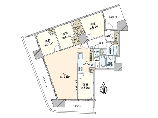 ドレッセタワー南町田グランベリーパーク 間取図(平面図) 間取図(平面図)