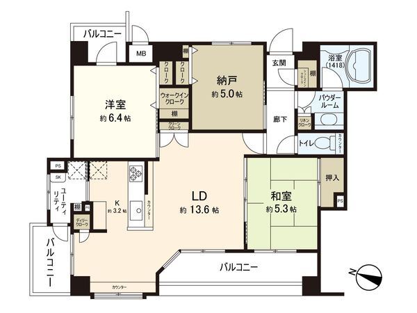 ファーネスト中央林間 間取図(平面図) ファーネスト中央林間 間取図(平面図)