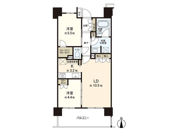 ディアスタ大和 間取図(平面図) ディアスタ大和 間取図(平面図)