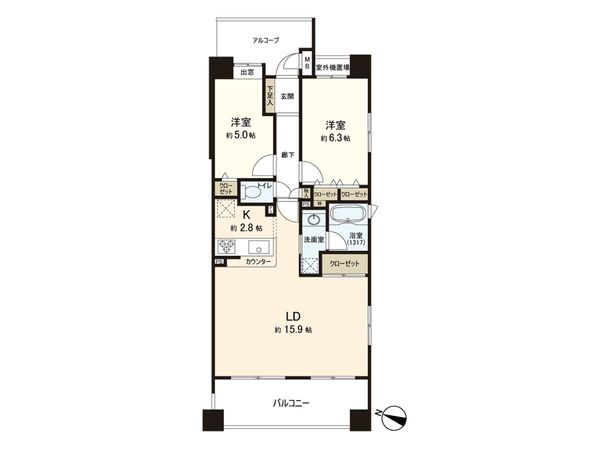 センチュリー鶴間 間取図(平面図)