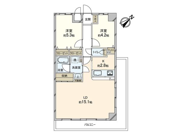 グレイスつきみ野第1 間取図