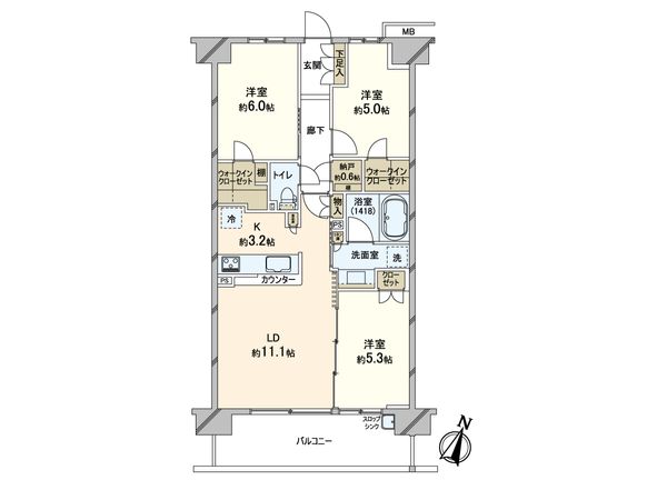 シティテラス大和 ブリーズコート 間取図(平面図) シティテラス大和 ブリーズコート 間取図(平面図)