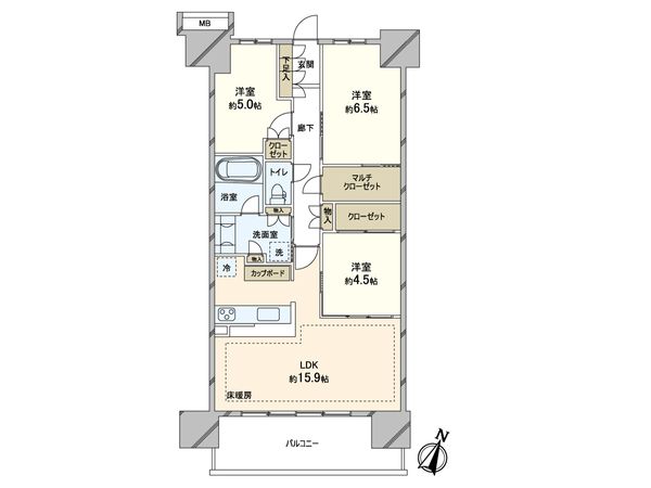 グランアリーナレジデンス 間取図(平面図) グランアリーナレジデンス 間取図(平面図)