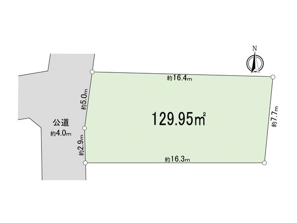 座間市緑ケ丘3丁目 土地 区画図 座間市緑ケ丘3丁目 土地 区画図