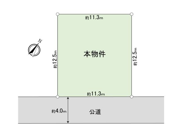 大野台4丁目 土地 区画図 区画図