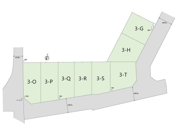 上鶴間本町9丁目 土地3―H区画 全体区画図 上鶴間本町9丁目 土地3―H区画 全体区画図