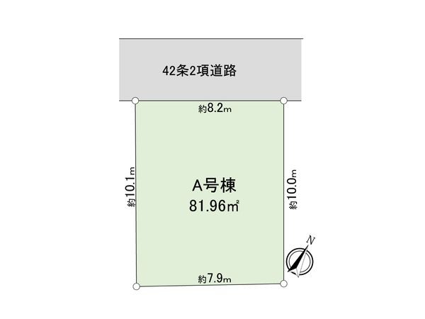 相南3丁目 土地 A区画 区画図 相南3丁目 土地 A区画 区画図