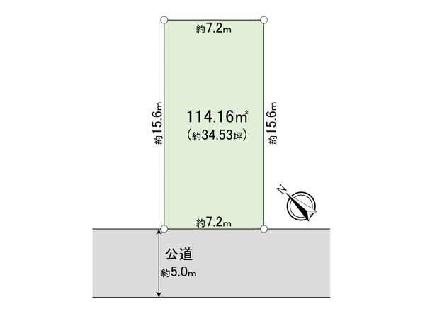 中央区緑が丘2丁目 土地 区画図 中央区緑が丘2丁目 土地 区画図