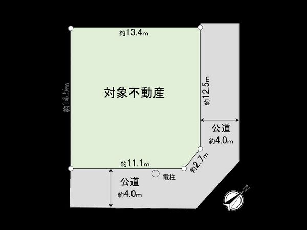 南台4丁目 土地 区画図