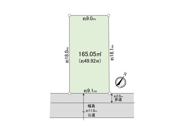 上鶴間6丁目 土地 区画図 上鶴間6丁目 土地 区画図