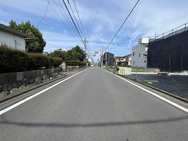【北側前面道路】幅員約6ｍ。