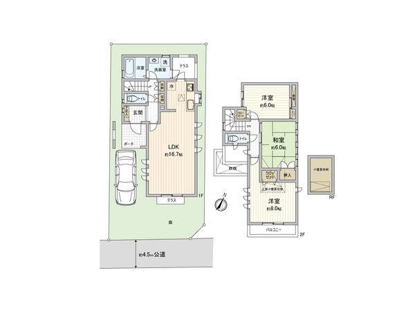 相模が丘4丁目 戸建 間取図(平面図) 間取図(平面図)