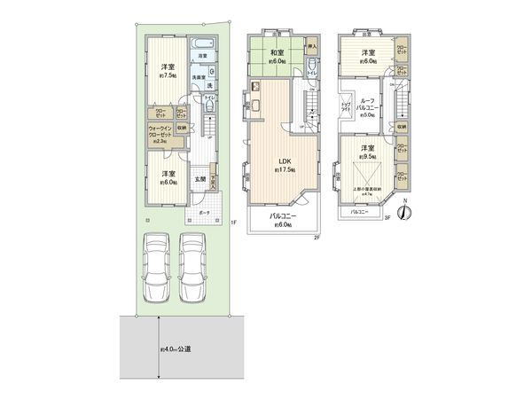 上鶴間本町7丁目 戸建 間取図(平面図)