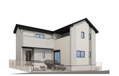 緑ケ丘4丁目 新築戸建 外観パース図