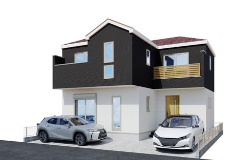 相模が丘3丁目 新築戸建 外観パース図