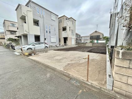 相模台7丁目 新築戸建 1号棟 前面道路含む外観
