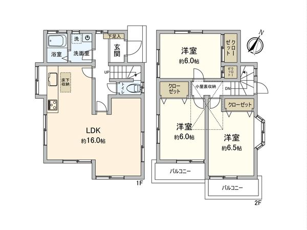 御園4丁目 戸建 間取図(平面図) 間取図(平面図)