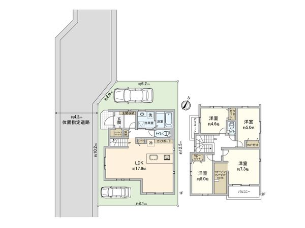 相模が丘5丁目 新築戸建 間取図(平面図) 間取図(平面図)