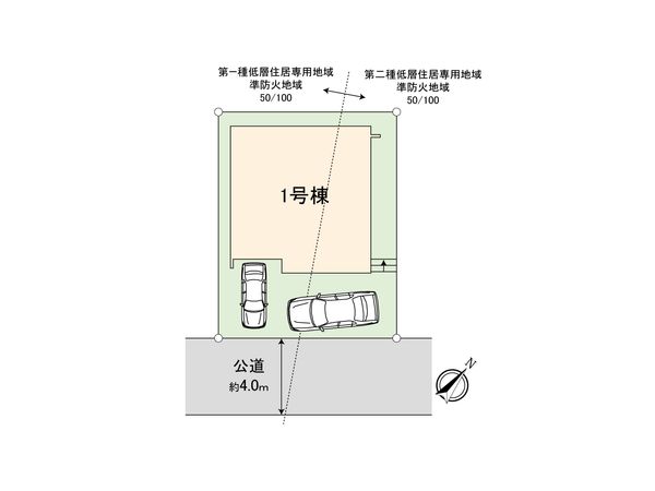 並木4丁目 新築戸建 区画図