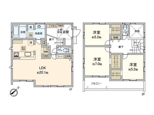 並木4丁目 新築戸建 間取図(平面図)