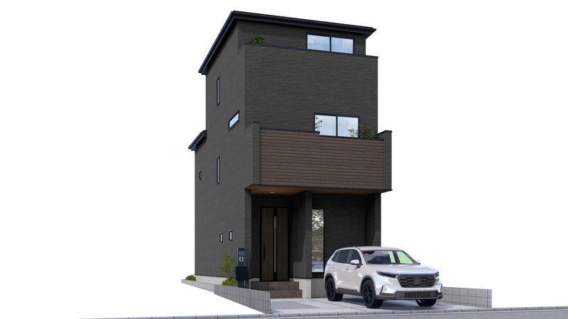 相模が丘6丁目 新築戸建 外観パース図