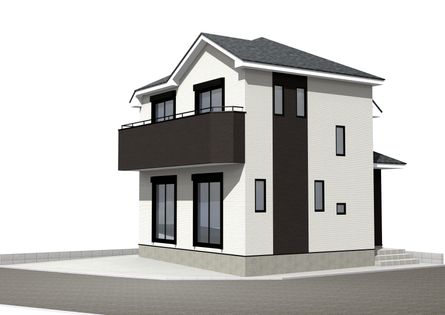 東林間7丁目 新築戸建 C号棟 外観パース図