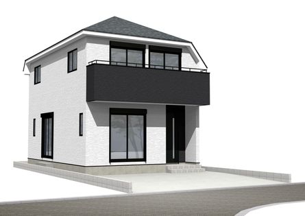 東林間7丁目 新築戸建 A号棟 外観パース図