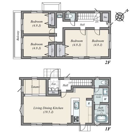 寺尾台2丁目 戸建 間取図(平面図)